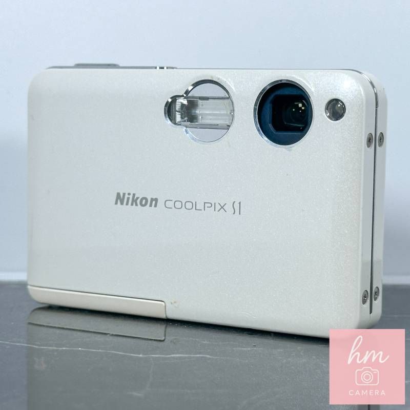 Nikon COOLPIX S1 ホワイト 510万画素 光学3倍ズーム スライド式