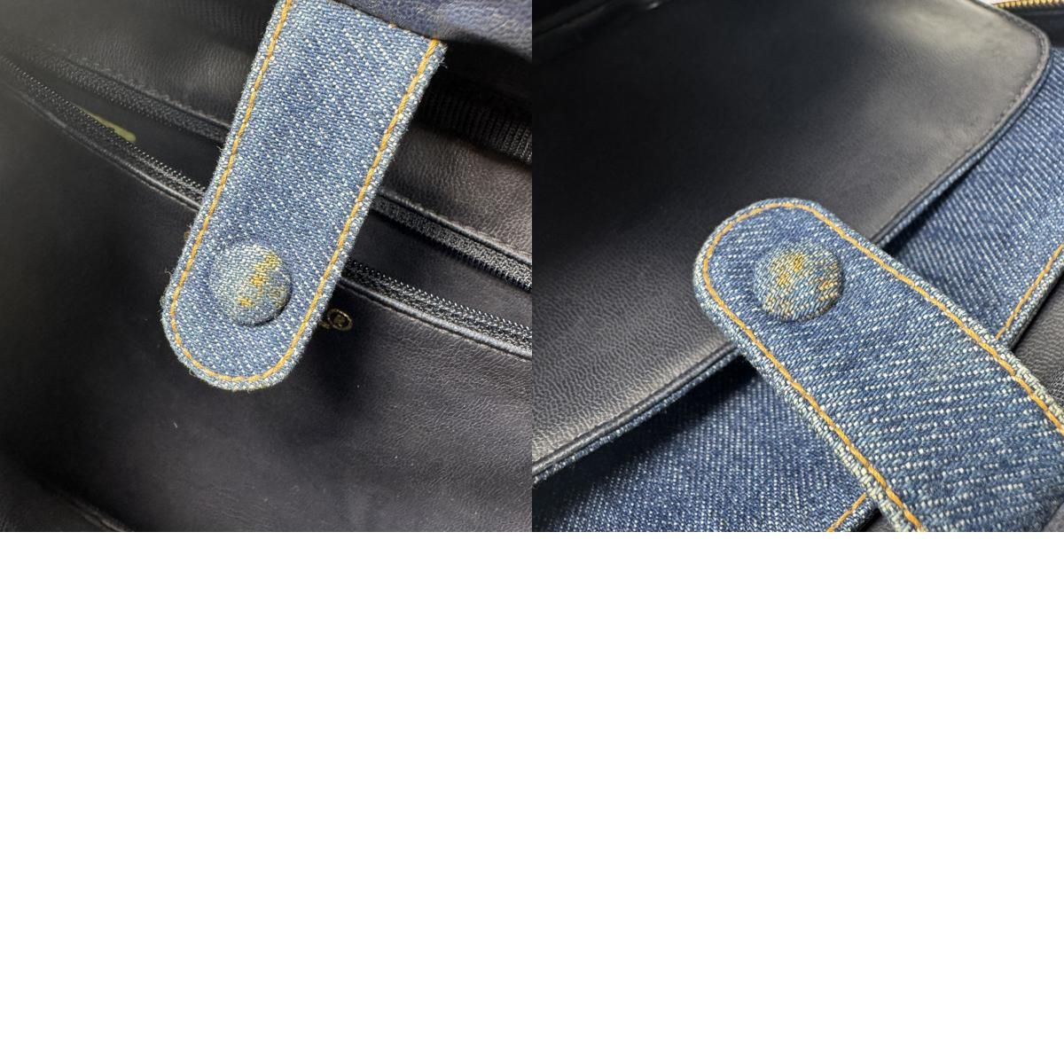 シャネル CHANEL デニム バニティバッグ 2way ショルダーバッグ 4番台 