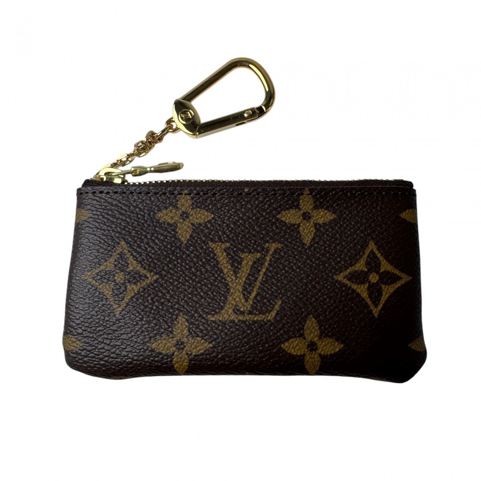 美品 ルイヴィトン LOUIS VUITTON モノグラム ポシェット・クレ コインケース M62650 CT0048 レディース