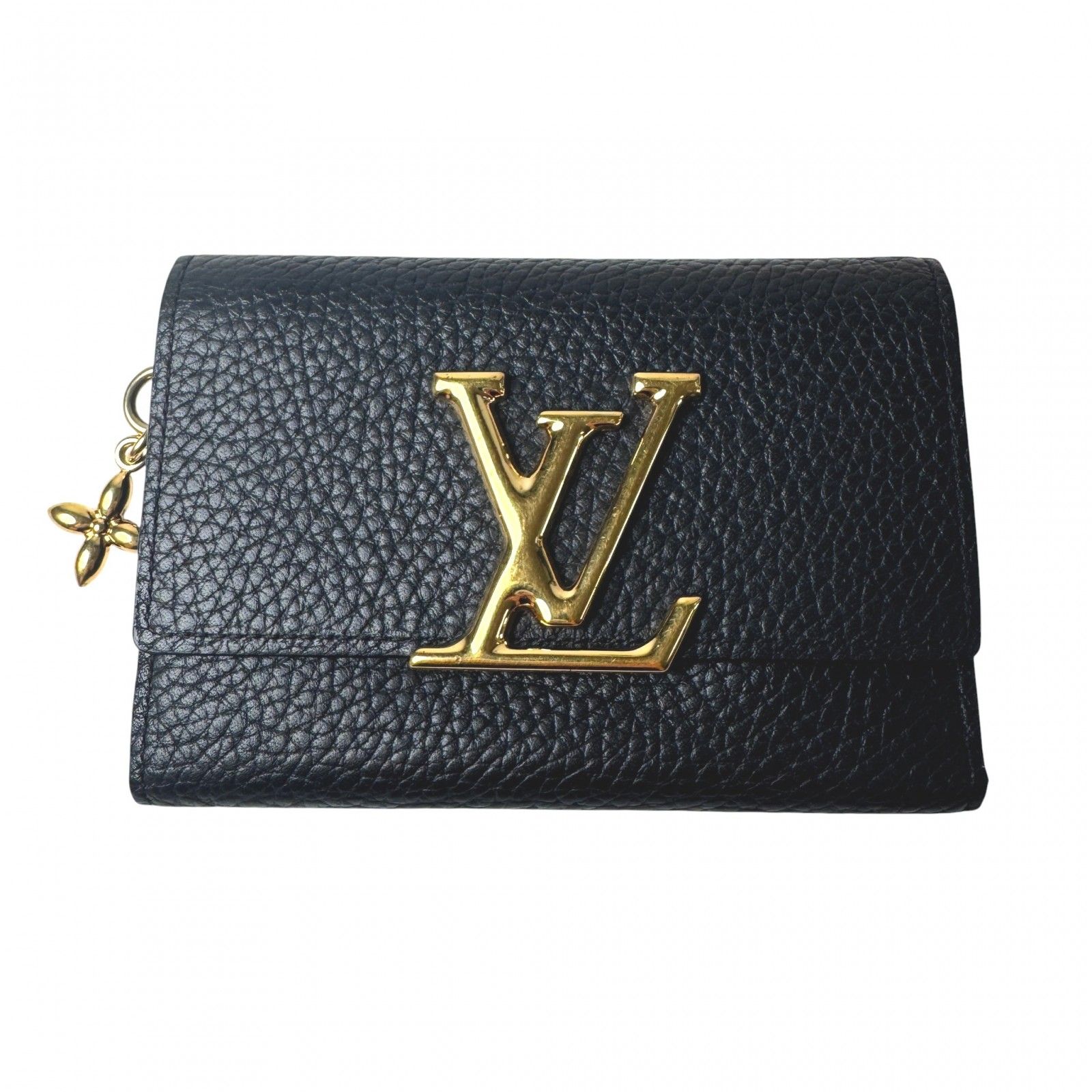 ルイヴィトン LOUIS VUITTON ポルトフォイユ カプシーヌ コンパクト 三つ折り財布 M83474 レディース