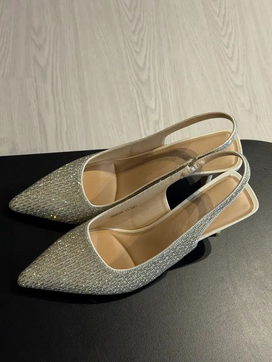 リー・シュー・スリングバック・ウェディングシューズ 7cm 240
