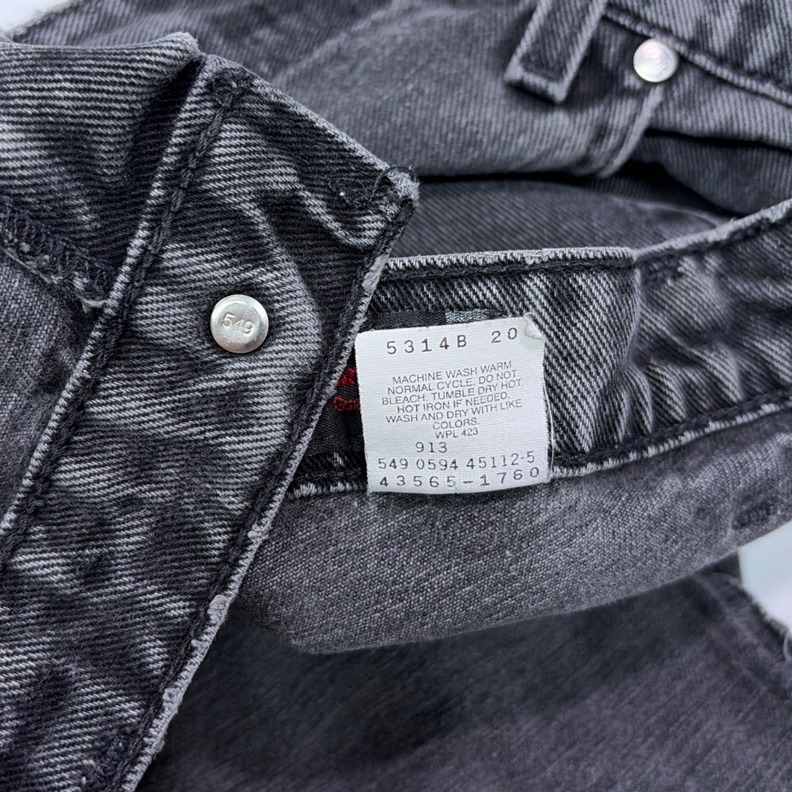 90s LEVIS リーバイス SILVER TAB シルバータブ ルーズ ブラックデニム 