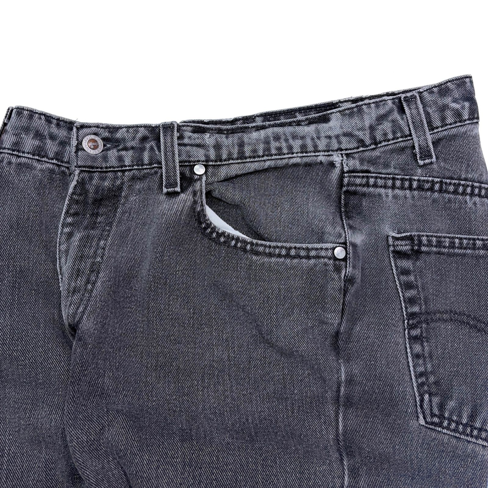 90s LEVIS リーバイス SILVER TAB シルバータブ ルーズ ブラックデニム 