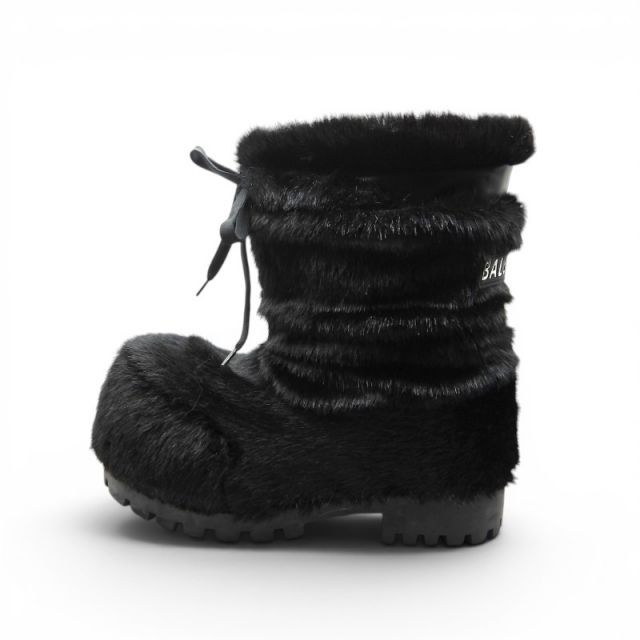 BALENCIAGA ALASKA SUR SNOW BOOTS BLACK 箱・袋有 バレンシアガ アラスカ ファー スノー ブーツ 大名店