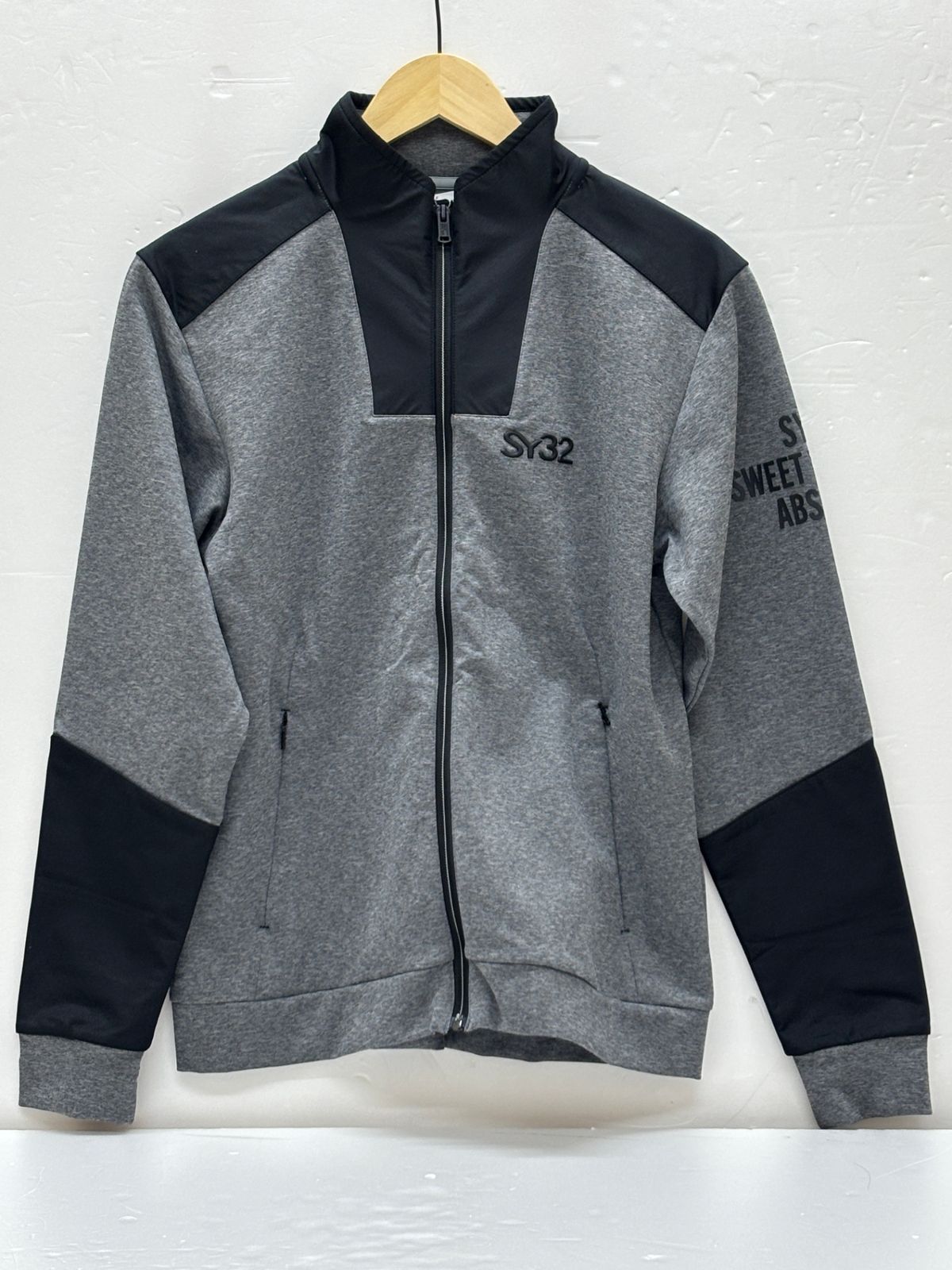 ※送料無料※ SY32 by SWEET YEARS GOLF メンズ ゴルフウェア 長袖 フルジップジャケット サイスM 古着 囗G■