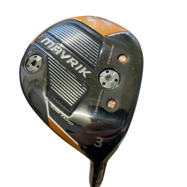 【中古】 キャロウェイ MAVRIK SUBZERO 3W フェアウェイウッド FW 純正特注シャフト (フレックスS) メンズ 男性用 右利き 右用 Cランク ゴルフクラブ