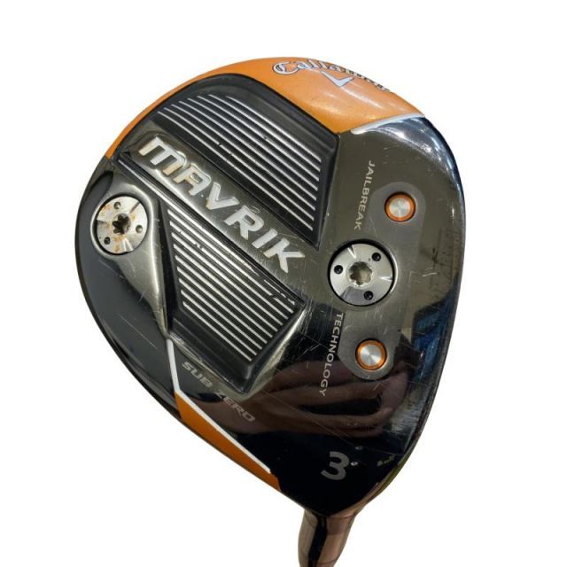 【中古】 キャロウェイ MAVRIK SUBZERO 3W フェアウェイウッド FW Speeder EVOLUTION VI FW 60 (フレックスS) メンズ 男性用 右利き 右用 Dランク ゴルフクラブ
