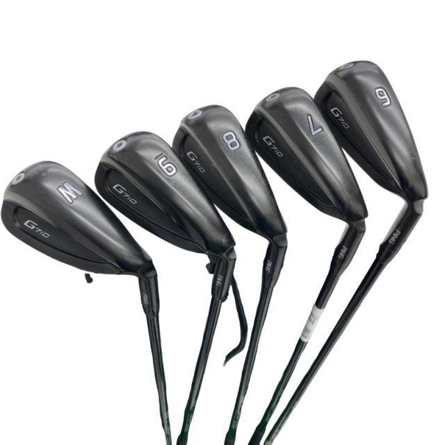 【中古】 ピン G710 5S(アーコス付き) アイアンセット IR ALTA DISTANZA BLACK 40 (フレックスR) メンズ 男性用 右利き 右用 Cランク ゴルフクラブ