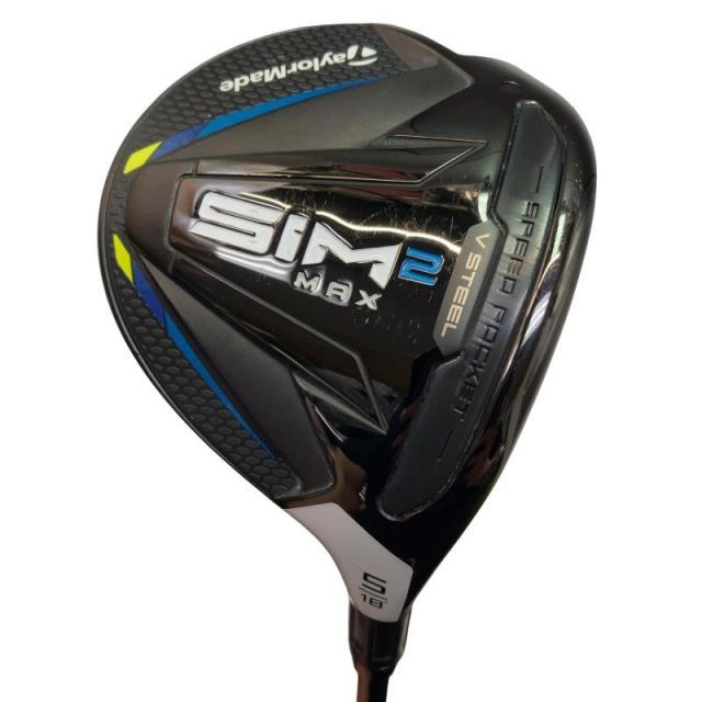 【中古】 テーラーメイド SIM2 MAX 5W フェアウェイウッド FW TENSEI BLUE TM50(SIM2 FW) (フレックスR) メンズ 男性用 右利き 右用 Bランク ゴルフクラブ