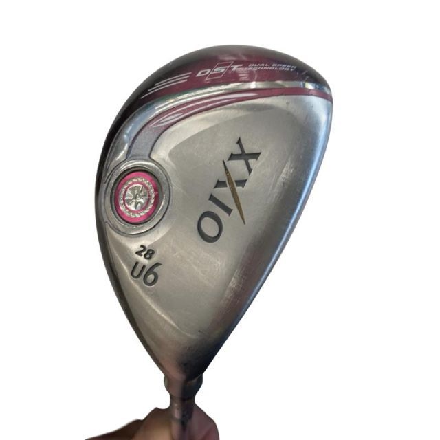 【中古】 ダンロップ XXIO(2016) U6(ボルドー) レディース ユーティリティ UT XXIO MP900L(ユーティリティ)ボルドー (フレックスA) レディース 女性用 右利き 右用 Cランク ゴルフクラブ