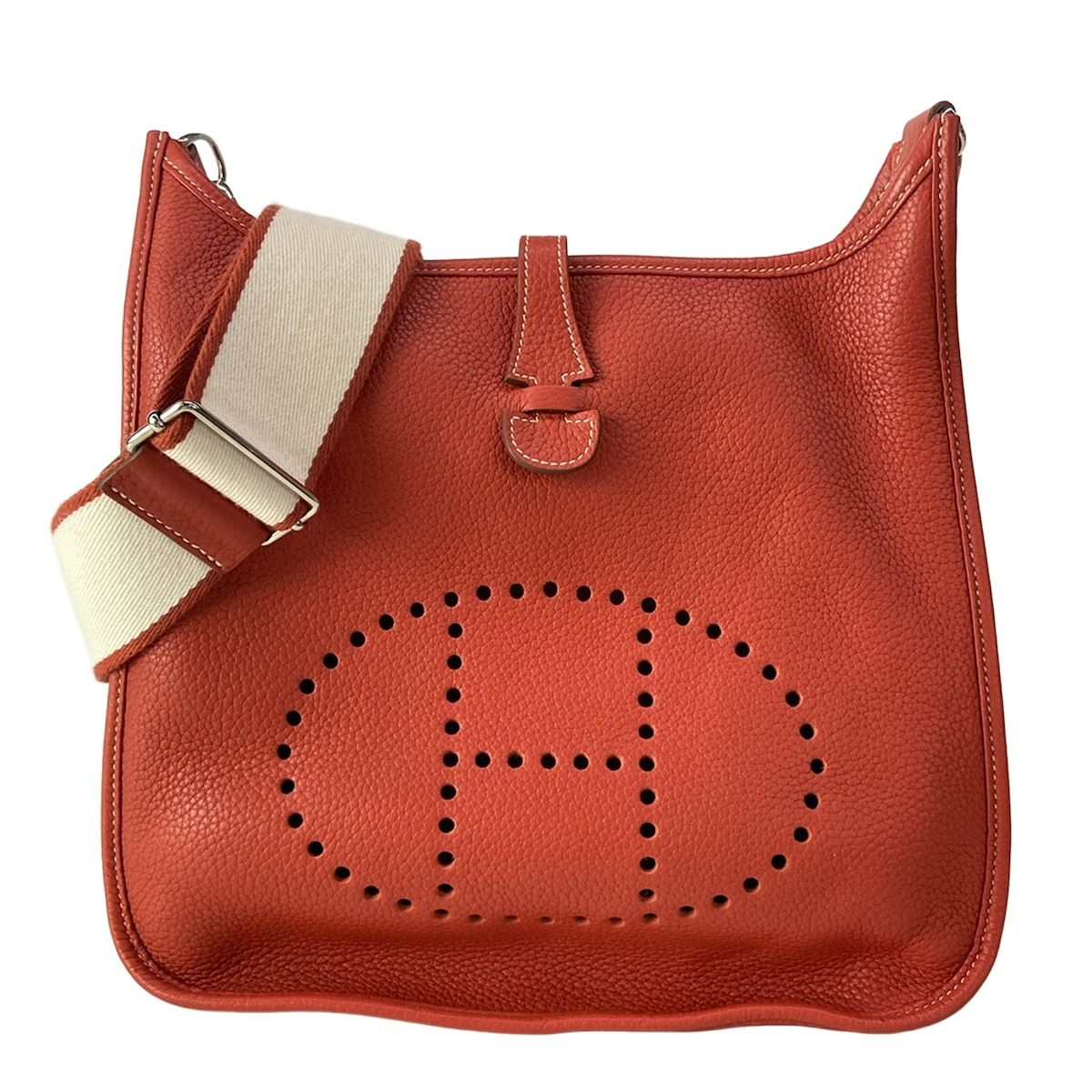 HERMES(エルメス) ショルダーバッグ エブリントロワPM サンギーヌ シルバー金具