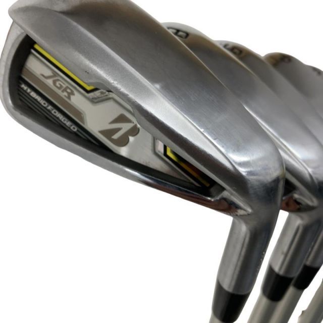 【中古】 ブリヂストン BRIDGESTONE JGR HYBRID FORGED 6S アイアンセット IR 純正特注シャフト (フレックスR) メンズ 男性用 右利き 右用 Cランク ゴルフクラブ
