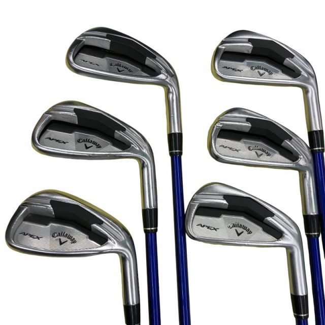 【中古】 キャロウェイ APEX 6S アイアンセット IR Callaway APEX (フレックスS) メンズ 男性用 右利き 右用 Cランク ゴルフクラブ