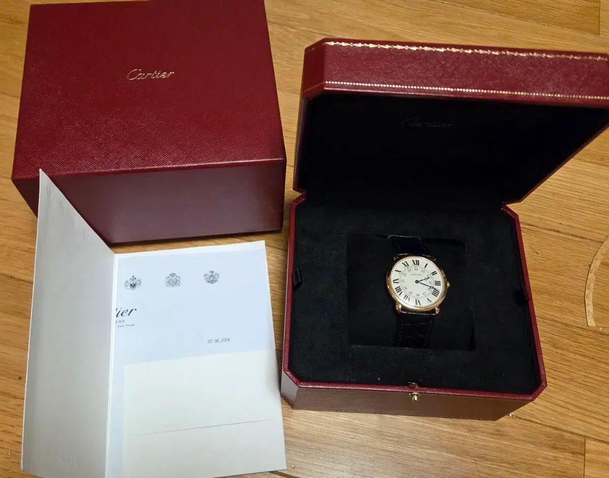 カルティエ ３６ｍｍ １８Ｋ ピンク GOLD 手巻き（Cal 430 M）