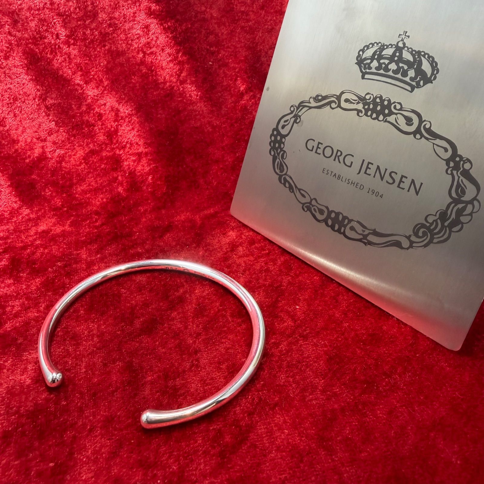美品 バングル ♯150 ジョージジェンセン/GEORG JENSEN - メルカリ