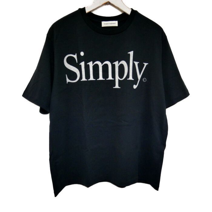 SimplyComplicated シンプリーコンプリケイテッド 国内正規 25SS Simply TEE シンプリーロゴTシャツ 25SS1008 BLACK ブラック 黒 3