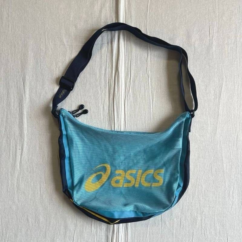 希少 archive asics アシックス メッシュ生地 ショルダーバッグ 肩掛け 