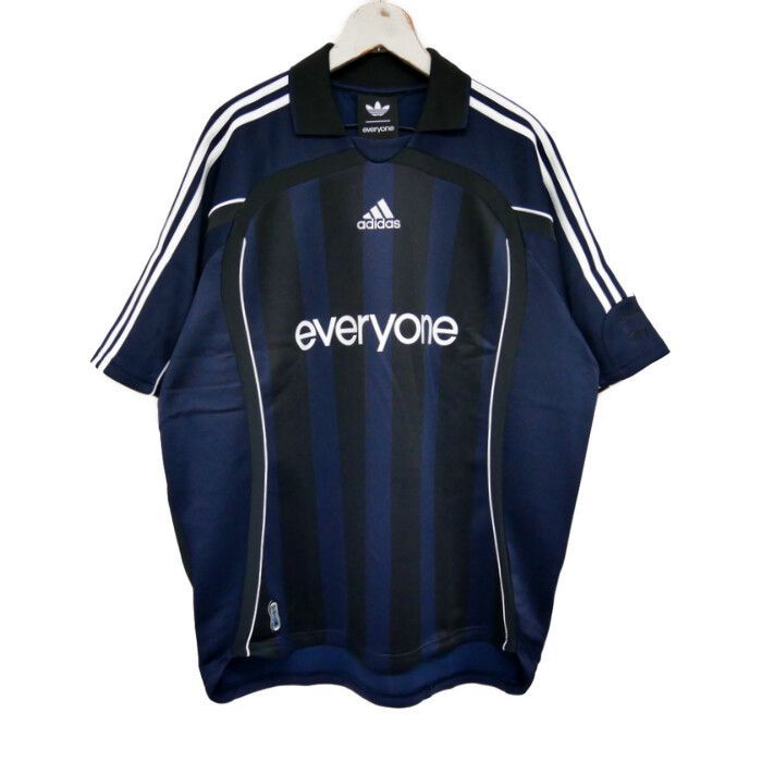 everyone×adidas エブリワン アディダス 国内正規 26SS JERSEY GAME SHIRT 半袖ジャージ ゲームシャツ KS0620 NAVY LEGEND INK レジェンドインク XL