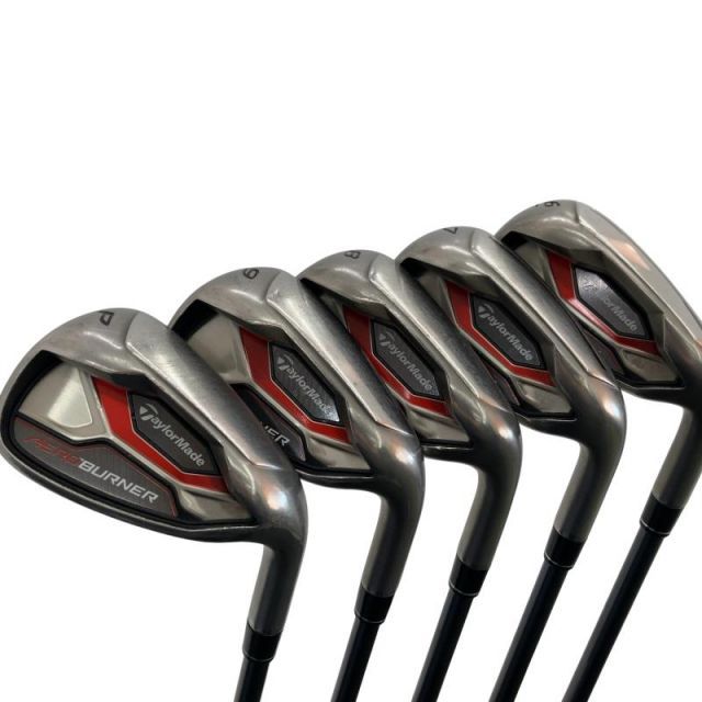 【中古】 テーラーメイド AERO BURNER 6S USA アイアンセット IR AERO BURNER REAX 60 (フレックスR) メンズ 男性用 右利き 右用 Cランク ゴルフクラブ