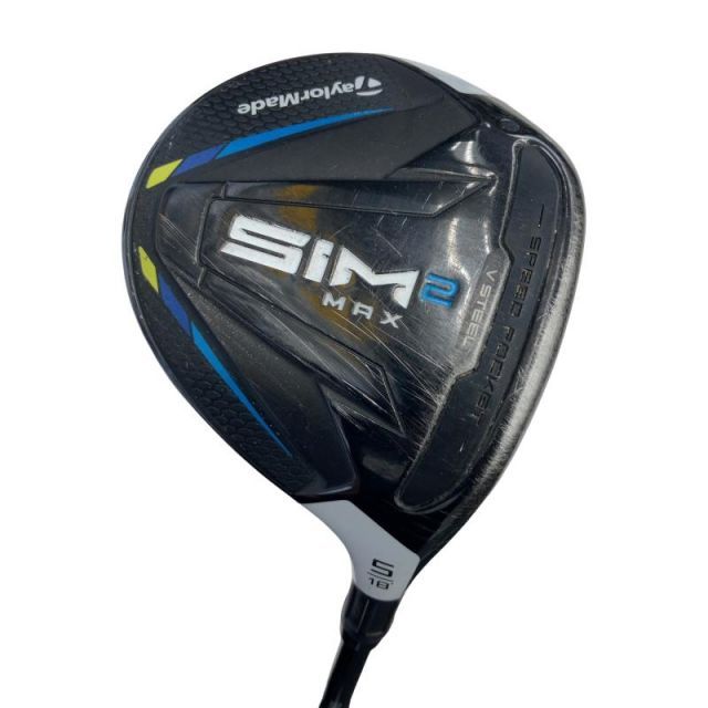 【中古】 テーラーメイド SIM2 MAX 5W フェアウェイウッド FW 純正特注シャフト (フレックスX) メンズ 男性用 右利き 右用 Cランク ゴルフクラブ