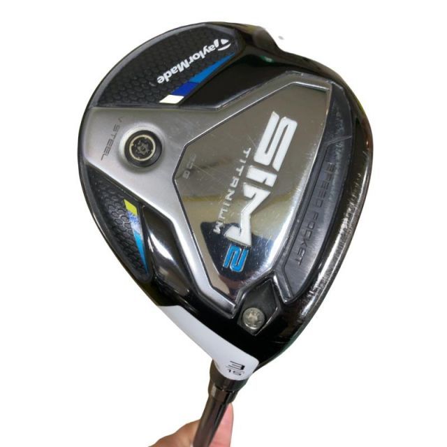 【中古】 テーラーメイド SIM2 3W フェアウェイウッド FW 純正特注シャフト (フレックスS) メンズ 男性用 右利き 右用 Cランク ゴルフクラブ