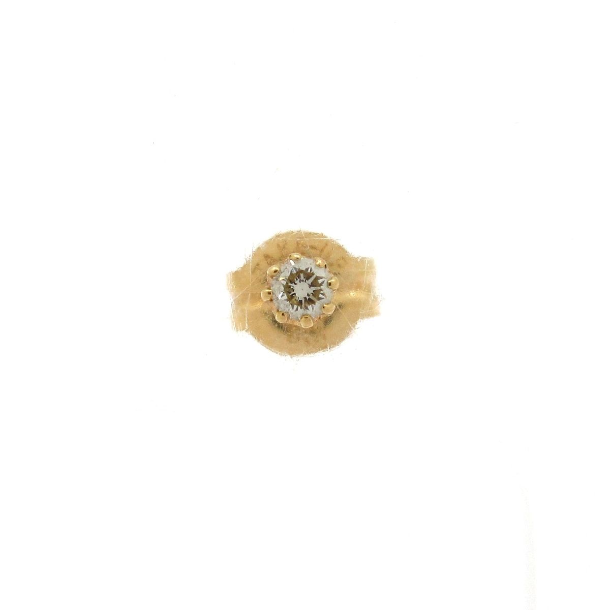 TAKE-UP(テイクアップ) ピアス - K18YG×ダイヤモンド 総重量:0.2g/ピアス（片側）/1Pダイヤ/ダイヤ約0.03カラット