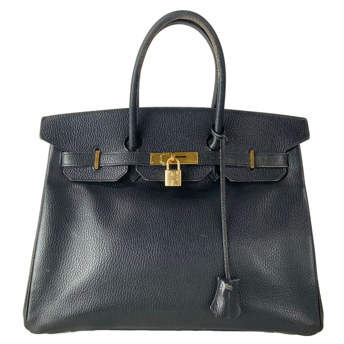 HERMES(エルメス) ハンドバッグ バーキン35 黒 ゴールド金具