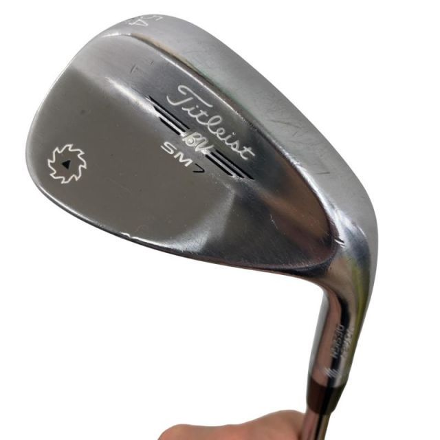 【中古】 タイトリスト VOKEY SPIN MILLED SM7 ツアークロム 54°/14°F ウェッジ WG Dynamic Gold (フレックスS) メンズ 男性用 右利き 右用 Dランク ゴルフクラブ