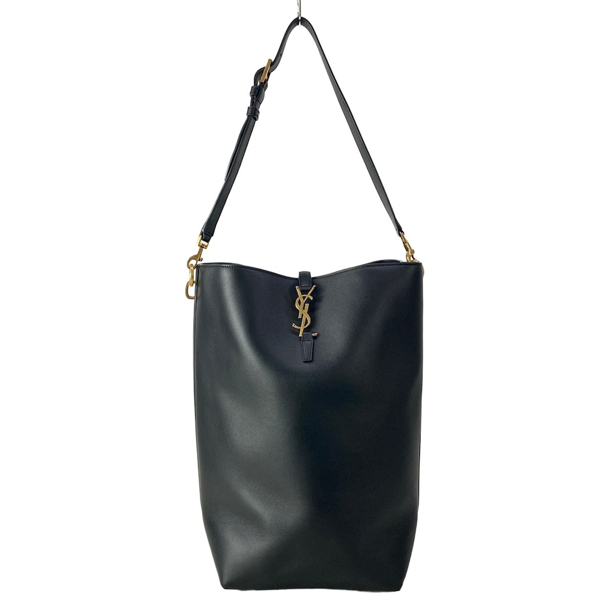 SAINT LAURENT PARIS(サンローランパリ) ショルダーバッグ美品 LE 37 800594 黒 レザー
