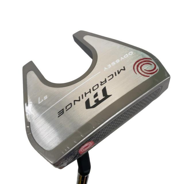 【中古】 オデッセイ MICROHINGE #7 S 34インチ パター PT スチール (フレックスその他) メンズ 男性用 右利き 右用 Aランク ゴルフクラブ