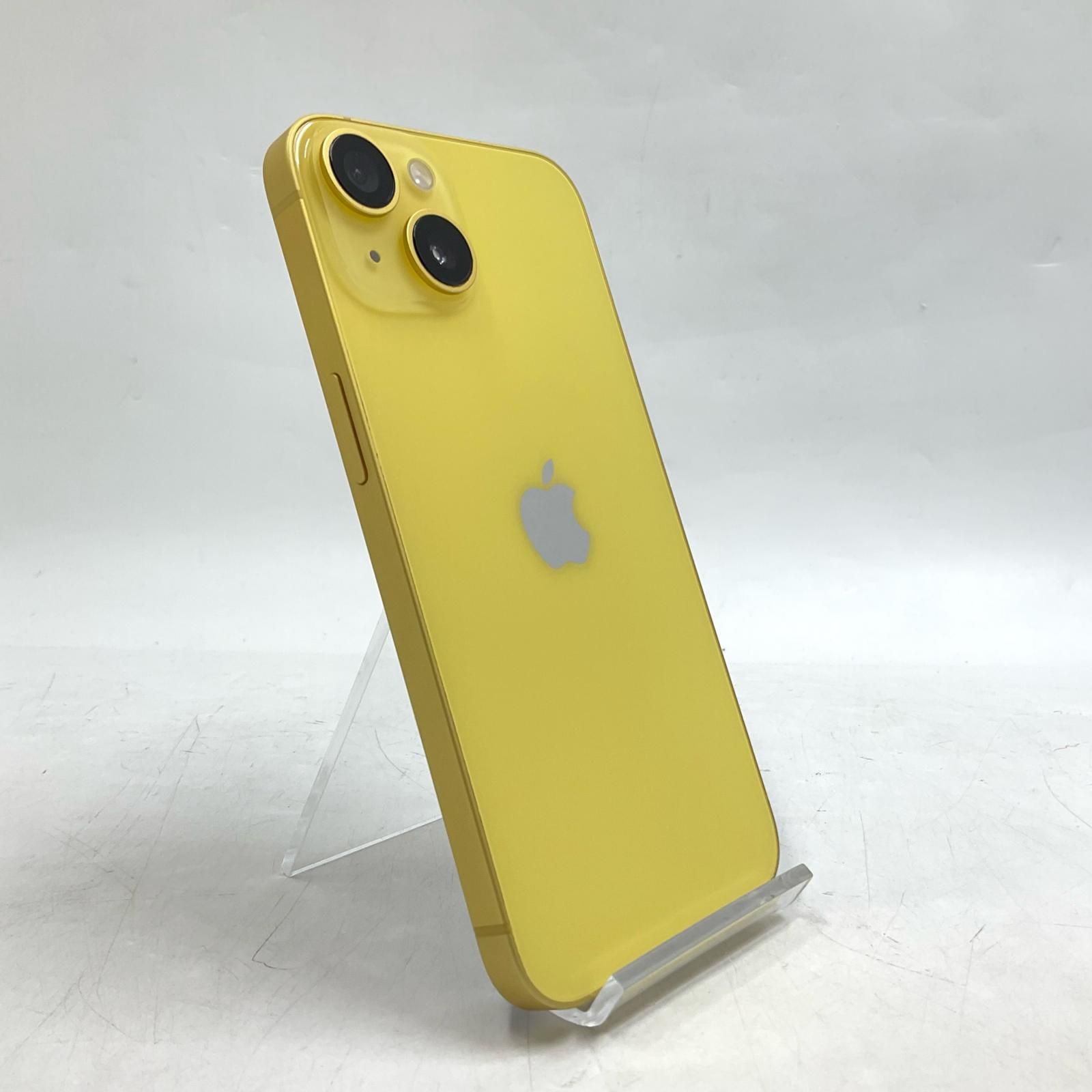 【全額返金保証】【最速発送】 iPhone 14 128GB イエロー SIMフリー 白ロム 美品 動作確認済 88%