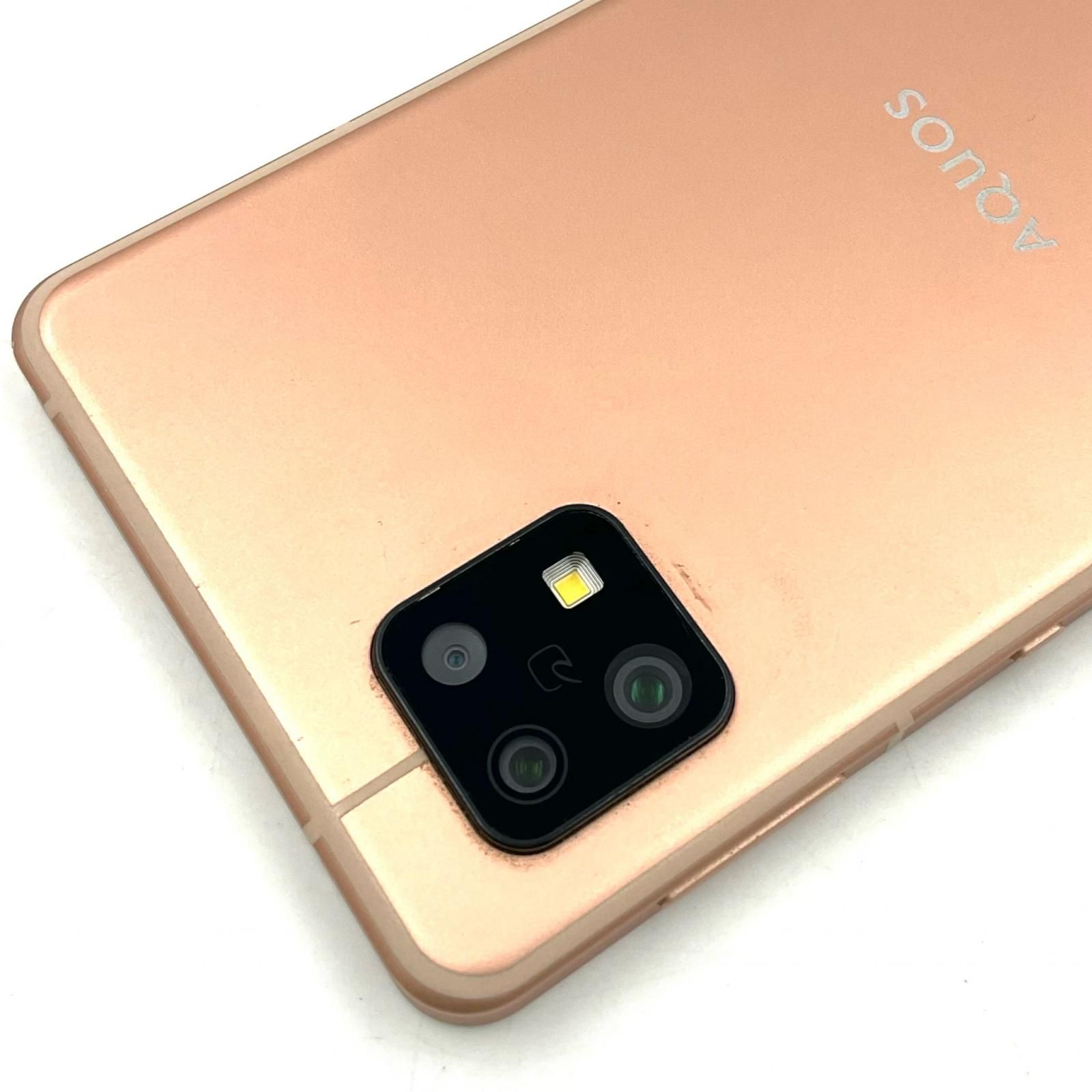 全額返金保証】【最速発送】SHARP AQUOS sense6s 64GB ライトカッパー