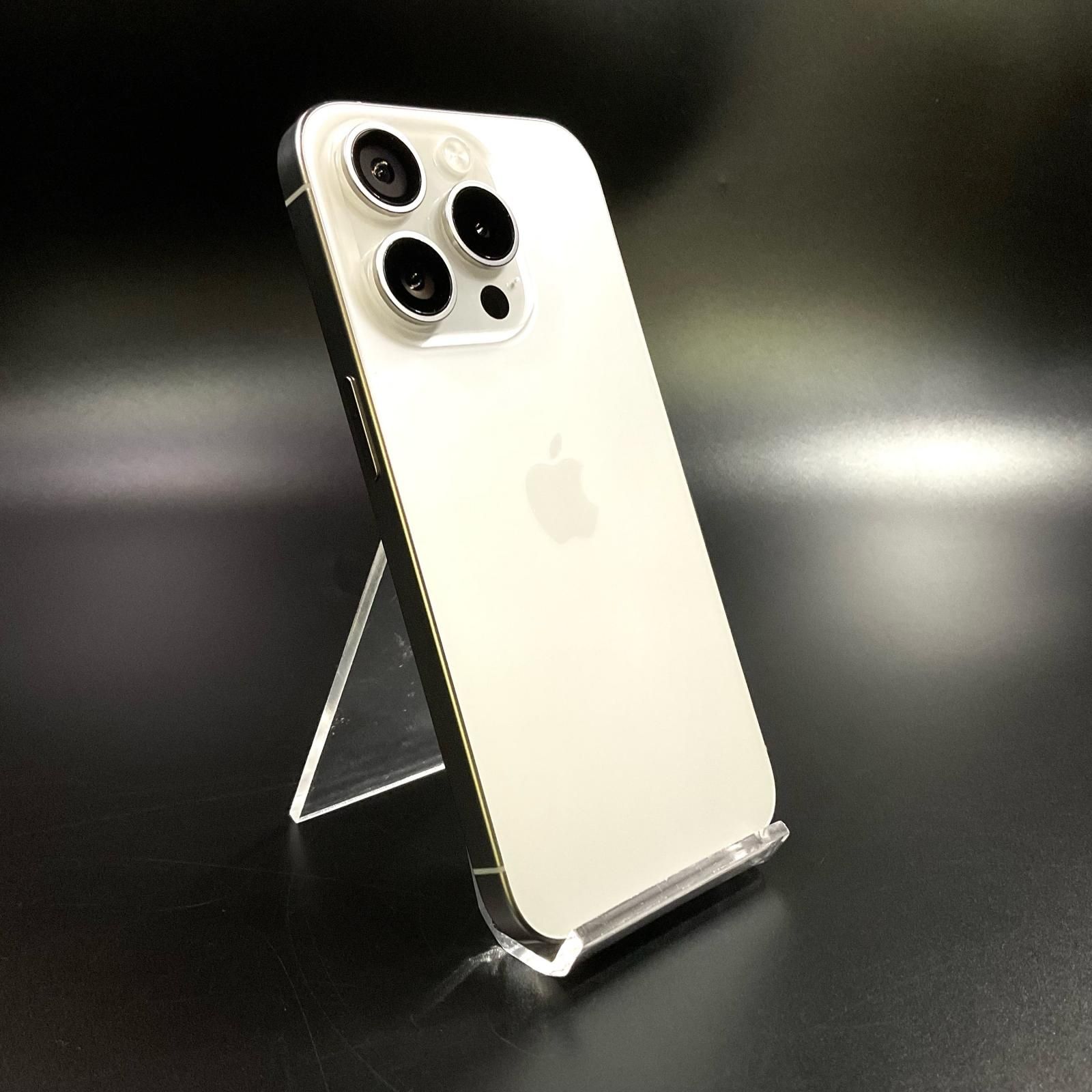 iPhone 15 Pro 128GB ホワイトチタニウム SIMフリー美品 - メルカリ