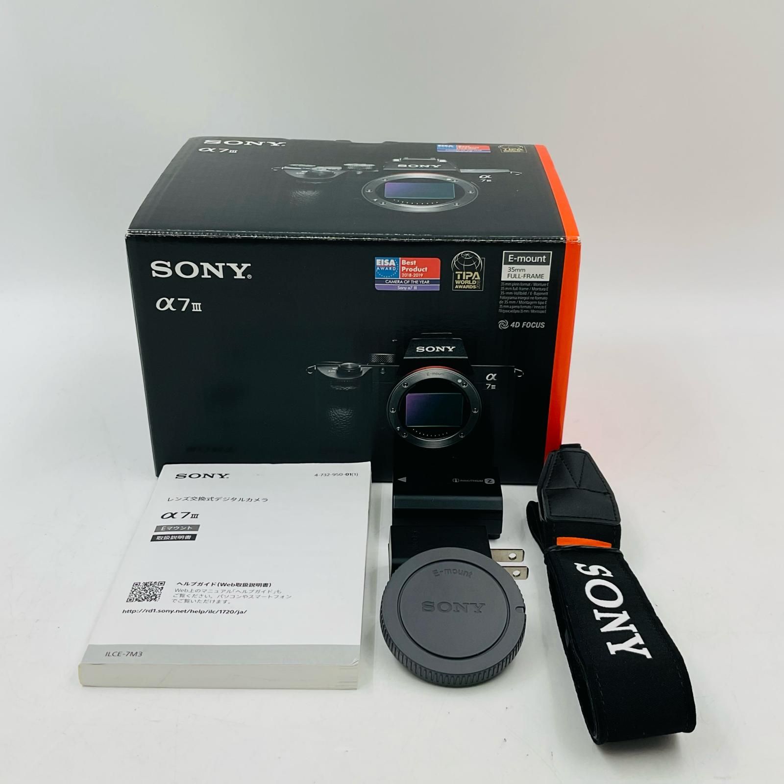 全額返金保証】【最速発送】Sony デジタル一眼 α7 III ILCE-7M3 ボディ