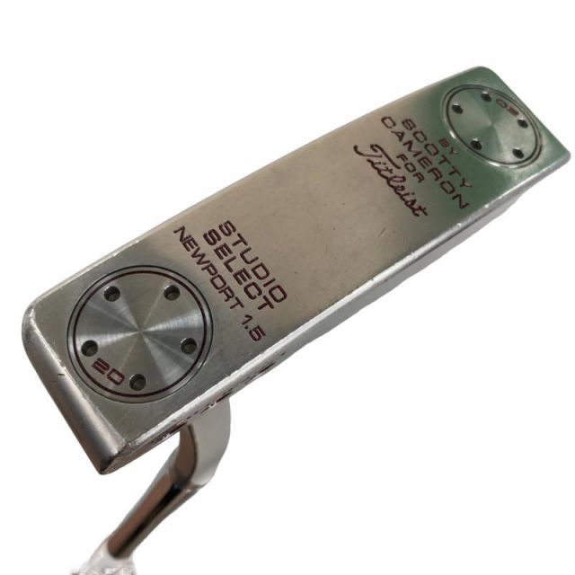 【中古】 タイトリスト SCOTTY CAMERON STUDIO SELECT NEWPORT 1.5 33インチ(20g) パター PT スチール (フレックスその他) メンズ 男性用 右利き 右用 Cランク ゴルフクラブ