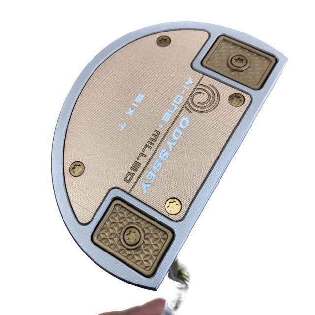 【中古】 オデッセイ Ai-ONE・MILLED SIX T シルバー 34インチ パター PT STROKE LAB 90 スチール (フレックスその他) メンズ 男性用 右利き 右用 Bランク ゴルフクラブ