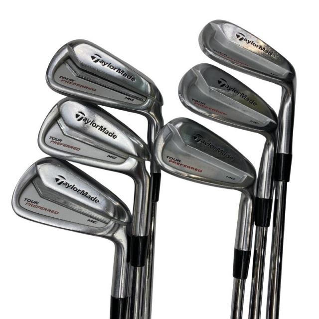 【中古】 テーラーメイド TOUR PREFERRED MC(2014) 6S アイアンセット IR KBS TOUR C-TAPER 95 (フレックスS) メンズ 男性用 右利き 右用 Cランク ゴルフクラブ