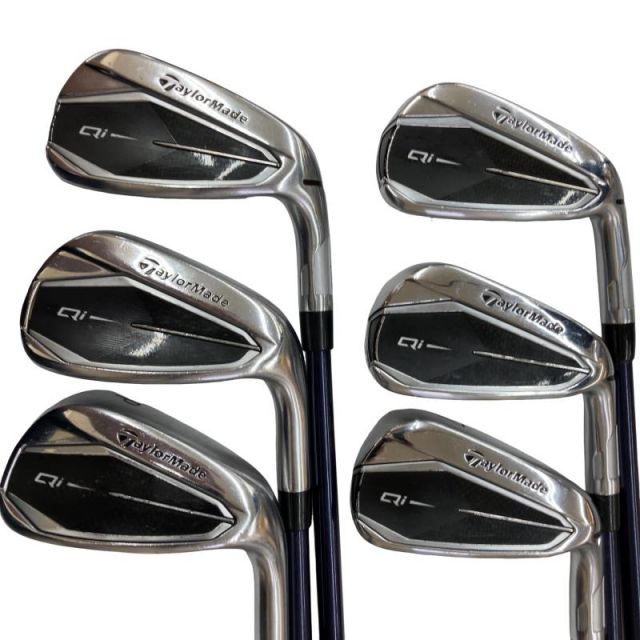 【中古】 テーラーメイド Qi 7S アイアンセット IR Diamana BLUE TM60(Qi IR) (フレックスS) メンズ 男性用 右利き 右用 Cランク ゴルフクラブ