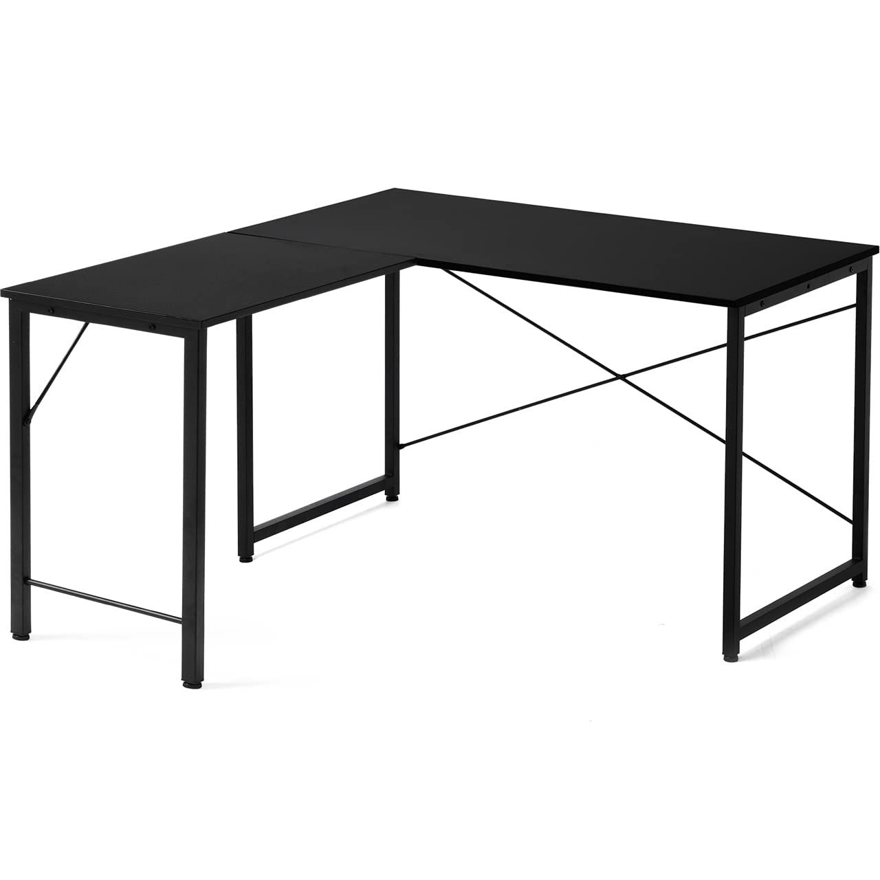 R◆サンワダイレクト L字デスク 幅120×奥行120cm モニターアーム対応 ゲーミングデスク ブラック 102-DESKF00448BK3 e9810f27