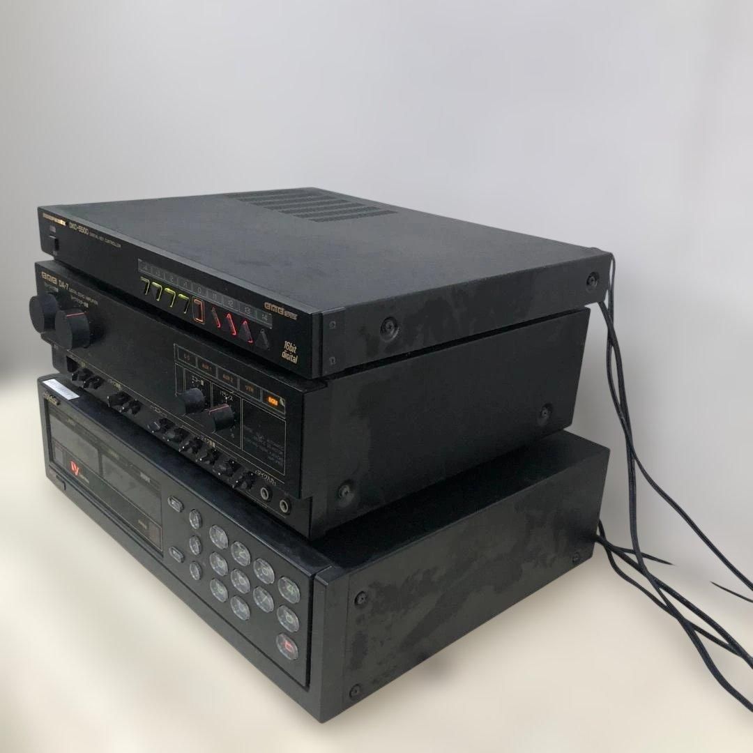 marantz DKC-5500 BMB DA-7 Victor DV-C10 業務用カラオケ機器 3点セット マランツ BMB ビクター デジタルキーコントローラー エコーアンプ 映像コントローラー 店舗用 スナック 音響機器 75051-4-003