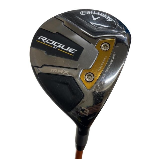 【中古】 キャロウェイ ROGUE ST MAX 3W フェアウェイウッド FW 純正特注シャフト (フレックスX) メンズ 男性用 右利き 右用 Cランク ゴルフクラブ 20,475円