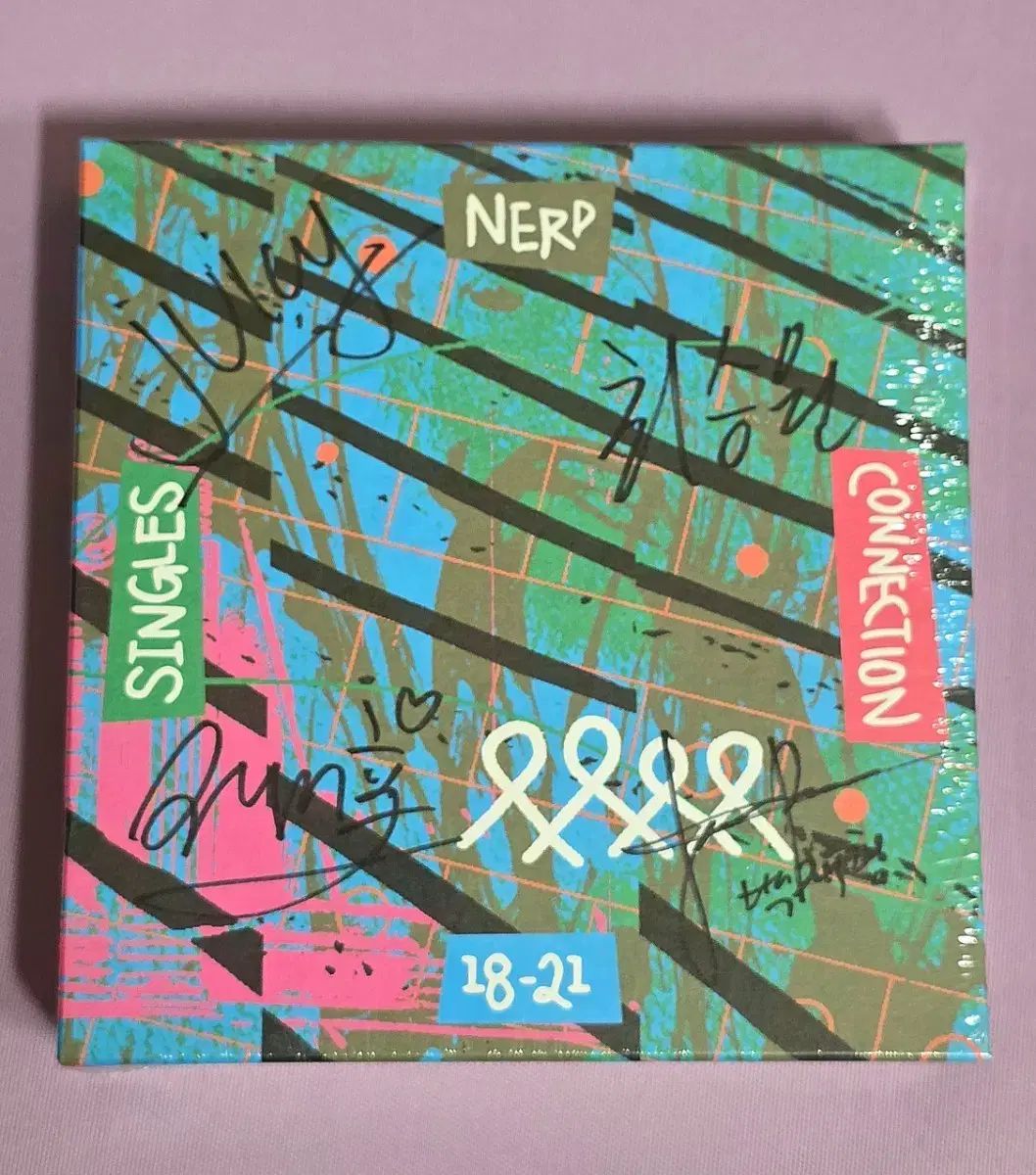 (未開封) ナードコネクション singles 18-21 サイン盤 アルバム 新品