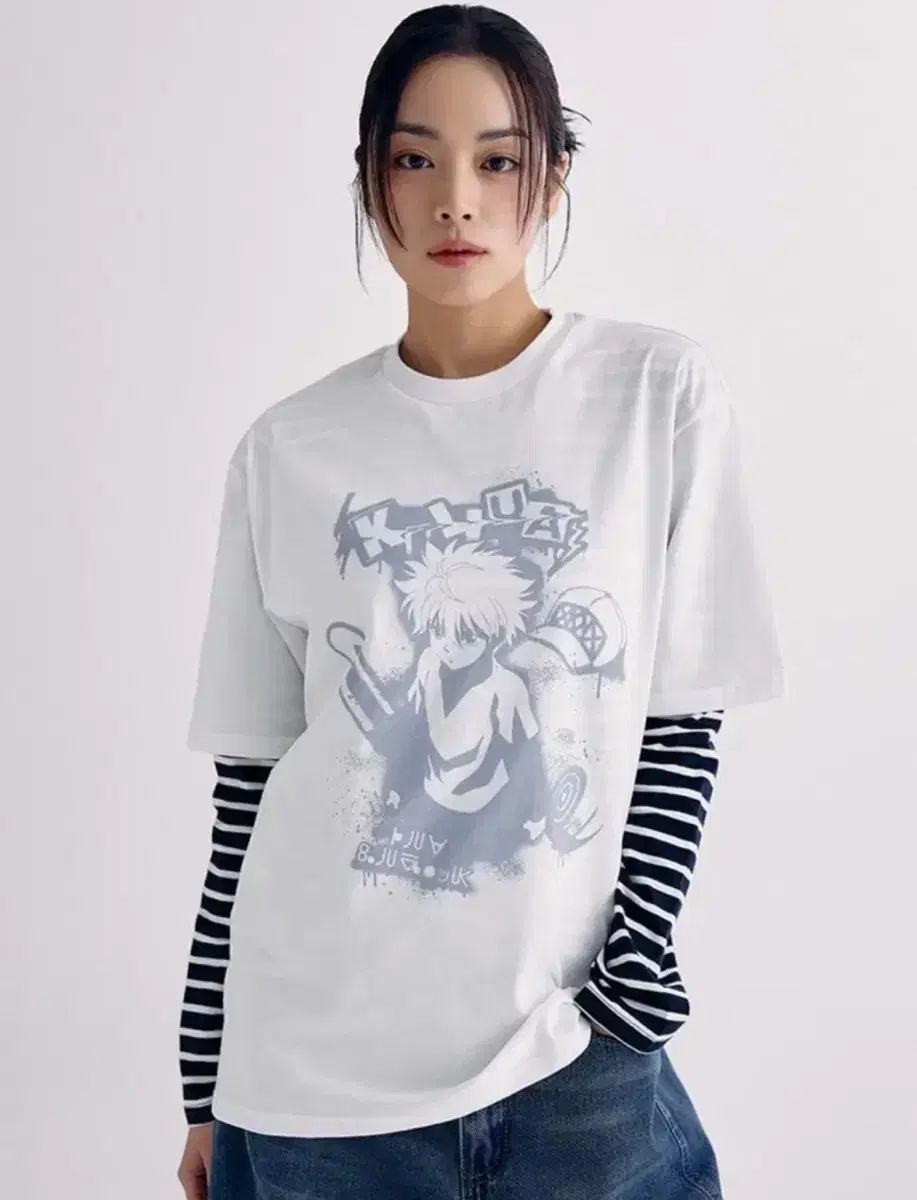 SPAO HUNTER×HUNTER キルア 半袖Tシャツ XL