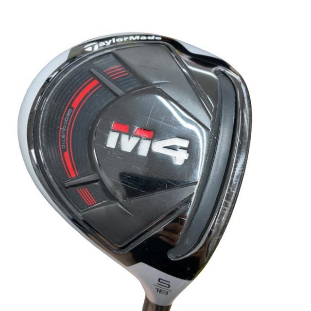 【中古】 テーラーメイド M4(2021) 5W フェアウェイウッド FW Fujikura ATMOS Red 6 (フレックスS) メンズ 男性用 右利き 右用 Cランク ゴルフクラブ