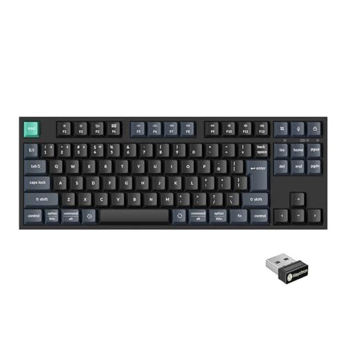 【国内正規品】Keychron B33 TKLワイヤレスキーボード Launcher対応 2.4GHz/Bluetooth/有線対応/全キーリマップ可能 macOS/Windows/Linux JISレイアウト かな印字なしｍａ