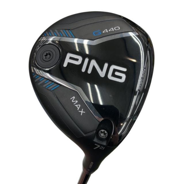 【中古】 ピン G440 MAX 7W フェアウェイウッド FW 純正特注シャフト (フレックスS) メンズ 男性用 右利き 右用 Bランク ゴルフクラブ