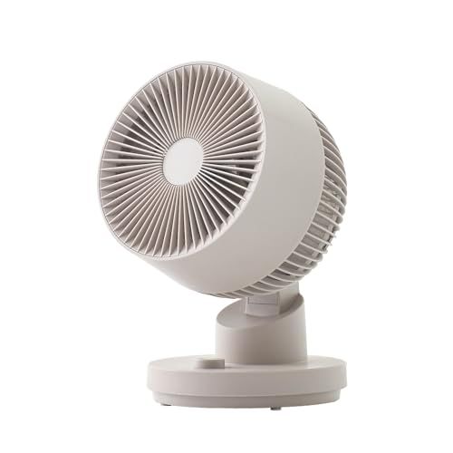 [山善] 洗える サーキュレーター【ほこりが付きにくい帯電防止羽根】DCモーター 静音 18畳 上下左右 首振り 風量無段階調節 帯電防止 羽根径15cm ダイヤル式 お手入れ簡単 グレージュ YAS-TCFVW15(C)★m