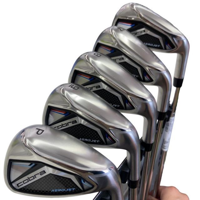 【中古】 コブラ cobra AEROJET 5S アイアンセット IR ELEVATE MPH 95 (フレックスS) メンズ 男性用 右利き 右用 Bランク ゴルフクラブ