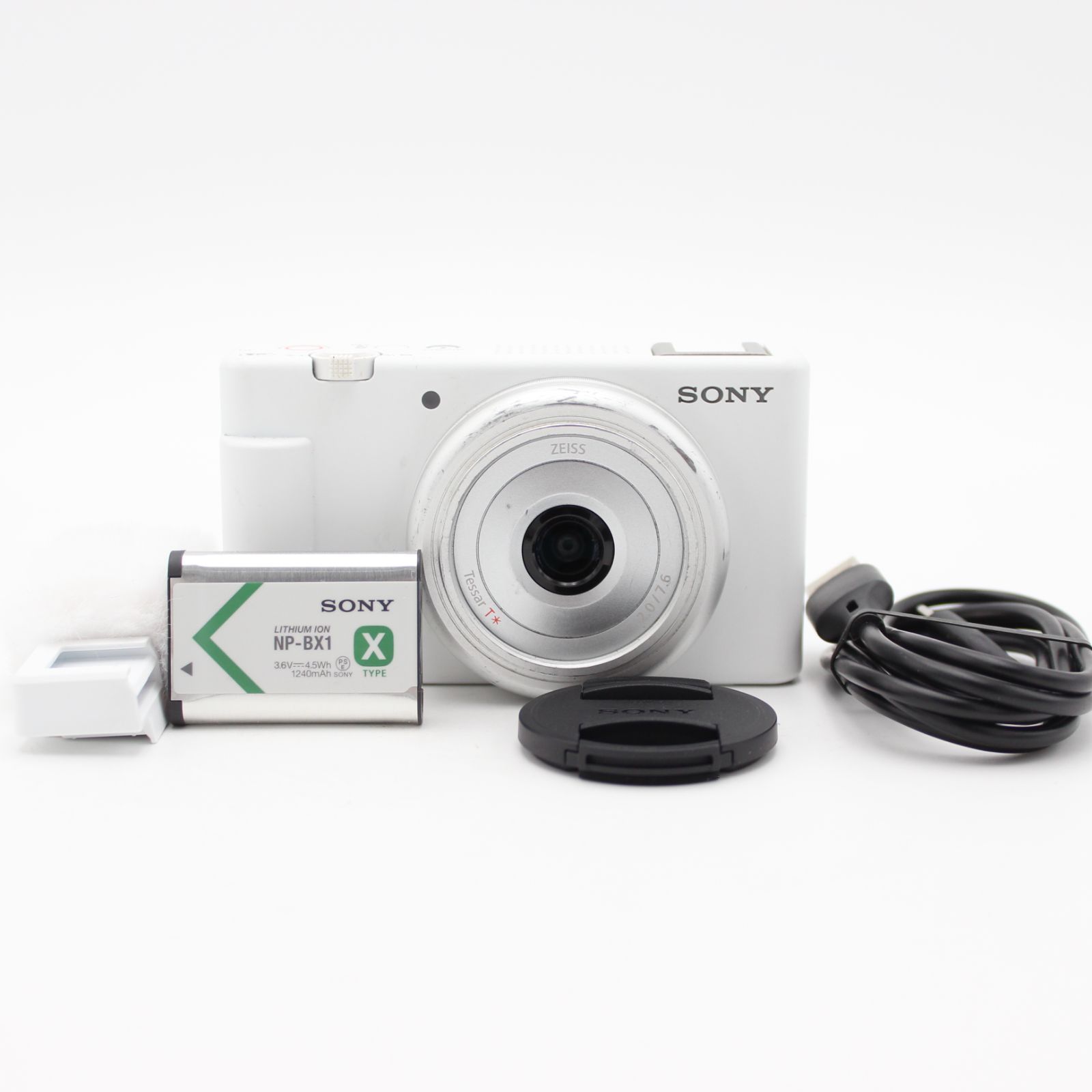 ■良品■ SONY ソニー VLOGCAM ZV-1F W ホワイト ♯13103