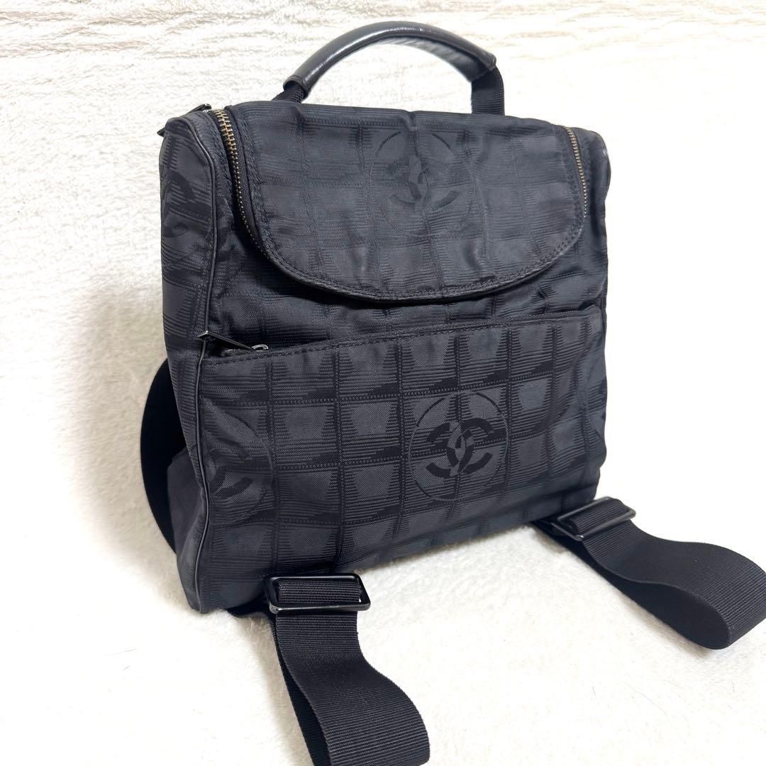 【美品】シャネル リュック ショルダーバッグ 2way 黒 ニュートラベルライン